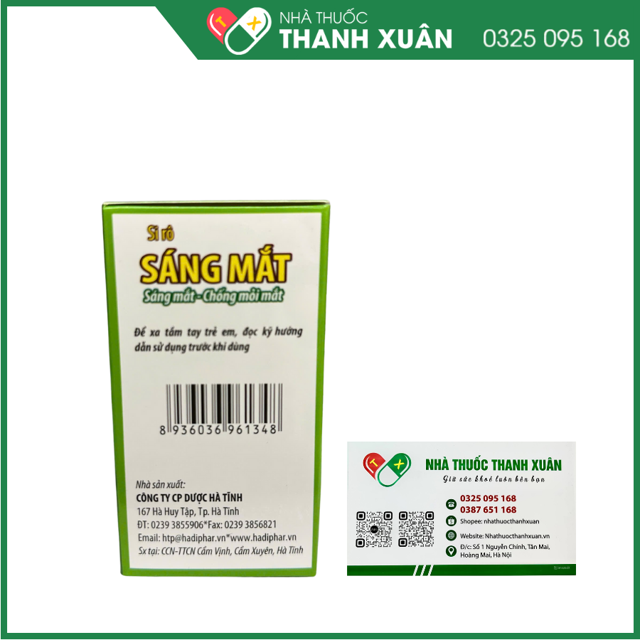 Siro Sáng mắt phòng ngừa cận thị và trị các bệnh về mắt